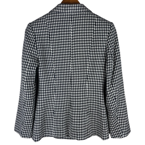 Theme Black & White Houndstooth Blazer in Size Small - Picture 2 of 11